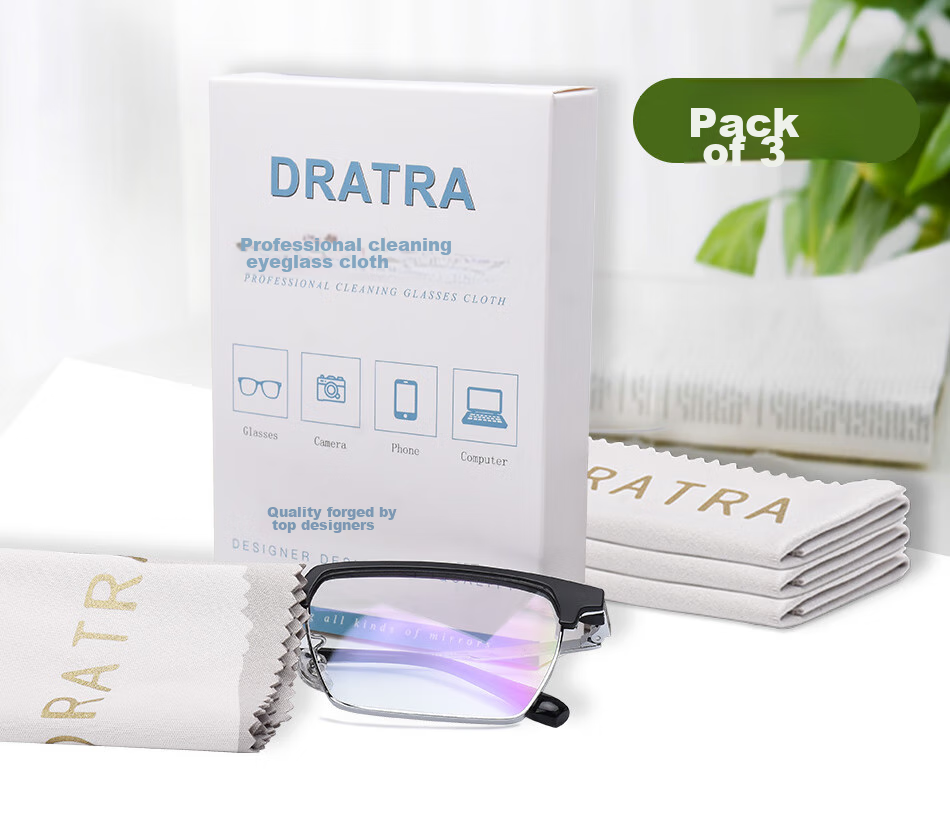 Тряпка для чистки линз DRATRA, мягкая портативная салфетка для чистки экрана камеры телефона, компьютера, защита от царапин