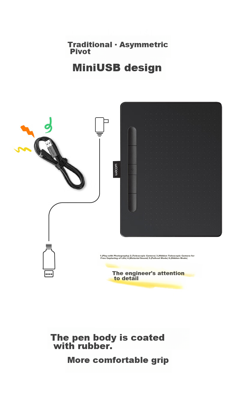 Графический планшет Wacom Intuos CTL-6100/K0, средний размер, черный