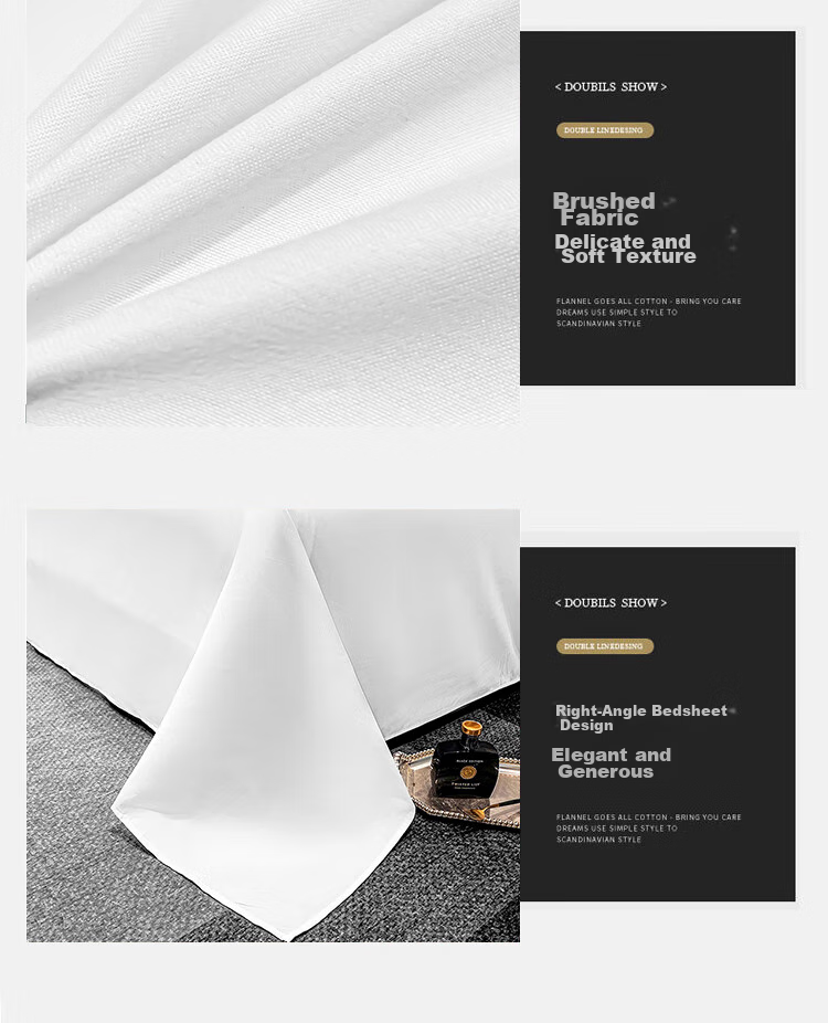ZiiU Комплект постельного белья Pure White, 4 предмета, размер 1.8м, цвет белый