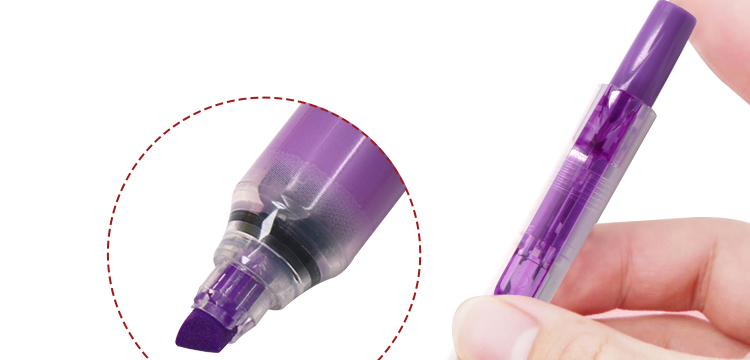 Маркер Pentel SXS15, выдвижной, для журналов, большой емкости, перезаправляемый, флуоресцентный, 4.5 мм, небесно-голубой