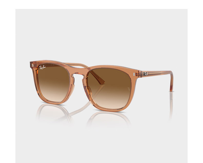 Солнцезащитные очки RayBan ORB2210F, квадратная оправа, 901/31 Черная оправа с зелеными линзами, размер 53