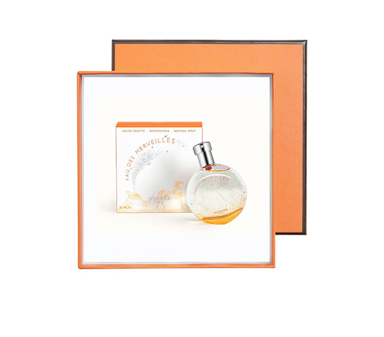 爱马仕（HERMES）橘彩星光淡香水50ml「温暖斩男香」礼盒装 送女友 情人节礼物