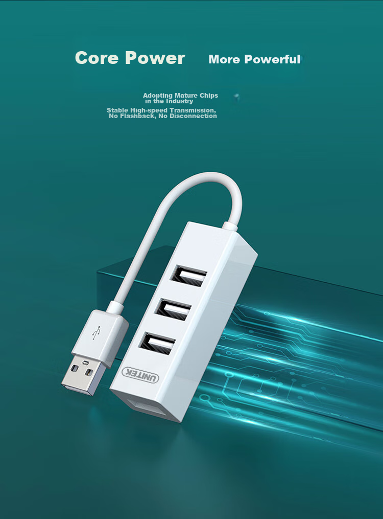 USB-хаб UNITEK, 4 порта