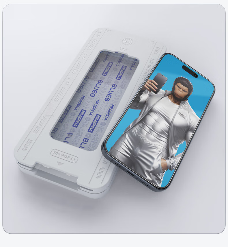 Защитное стекло для экрана Lanxingxiansheng для Apple iPhone 15 Pro Max, противоскользящее, пыленепроницаемое, с защитой от отпечатков пальцев