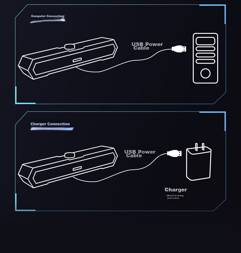 Компьютерная акустика Havit M19, Bluetooth 5.3, USB, RGB подсветка, 2.0, черный