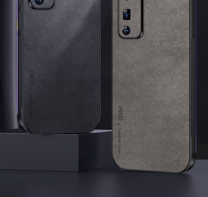 Чехол для телефона Shangsu для Huawei Nova 7 Pro, противоударный, с защитой объектива, из натуральной кожи ягненка, черный