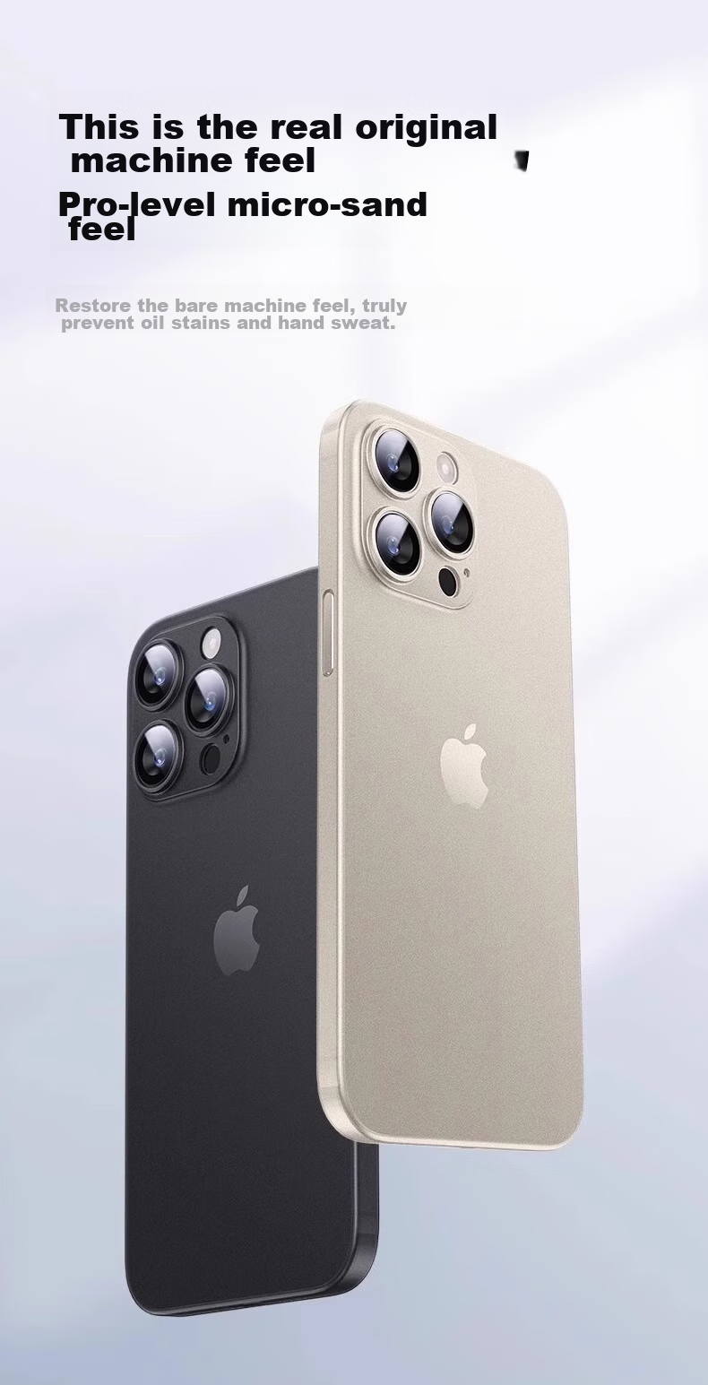 Чехол для Apple iPhone 16 Pro Max DIVI, противоударный, ультратонкий, полупрозрачный, серый