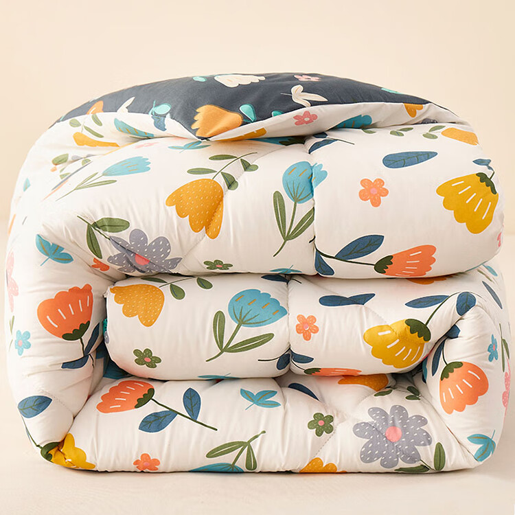 YALU&FREEDOM Одеяло антибактериальное класса А, размер 200x230 см, 3 кг, цветочный узор