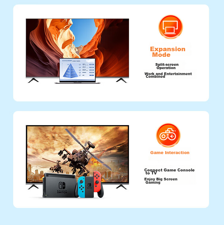Кабель CHOSEAL HDMI версии 2.0, 4K/60Hz HD, с графеновым экранированием, для подключения ноутбука, ТВ-приставки к телевизору/проектору, 1 метр, QS8110AT1