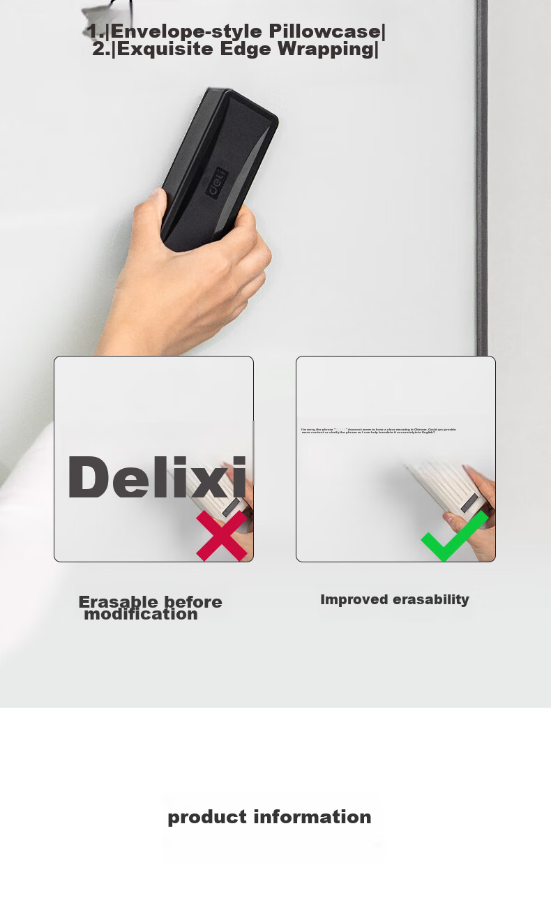 Маркеры для доски Deli SK520, черные, 8 штук в упаковке, большой объем чернил, для офиса, обучения, совещаний и студентов