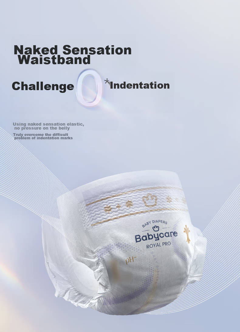 Подгузники Babycare Royal Pro Ultra-Thin Breathable Diapers M40 (6-11кг), ультратонкие, дышащие, с высокой впитываемостью, размер M, 40 шт.