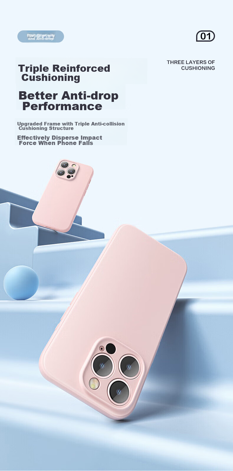 Противоударный чехол PISEN для iPhone 16 Pro Max
