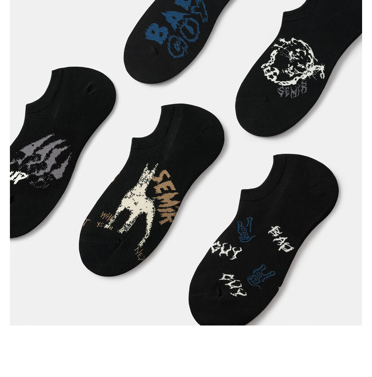 Мужские короткие носки Semir