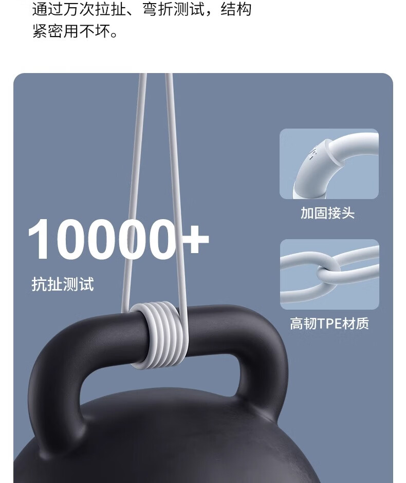 Кабель Nengshi Type-C, 6A, 1м, белый, для быстрой зарядки Xiaomi, Redmi, Black Shark