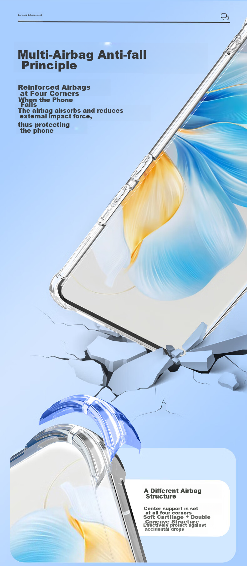 Чехол для телефона LLUNC для Honor 100, защита всех линз, противоударные уголки с воздушной подушкой, ультратонкий прозрачный мягкий чехол из ТПУ, простой модный дизайн для мужчин и женщин