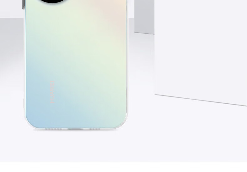 Противоударный чехол Baozou для Huawei P50 Pro, силиконовый, мягкий край, простой, лазерный градиент, матовый, жесткая задняя панель, серый
