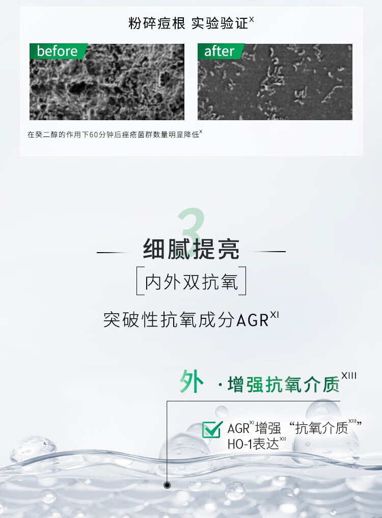 妮维雅630小绿管精华水杨酸控油祛痘印白30ml 630绿管精华60ml+身体乳+会员礼