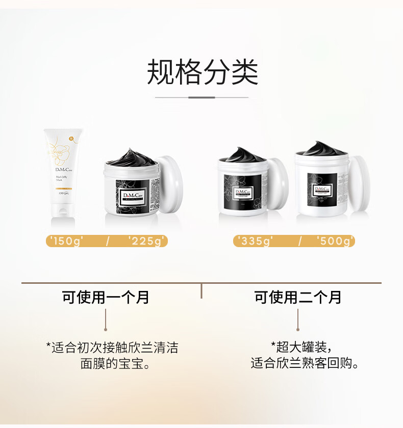 do me care 欣兰 清洁涂抹式面膜浮离粉刺黑头温和清洁控油祛痘水润 【大容量】500g