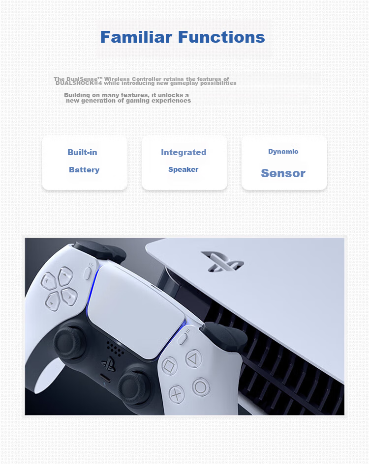 Беспроводной геймпад Sony PlayStation DualSense для PS5, PC, Bluetooth, цвет "Звездная синева"