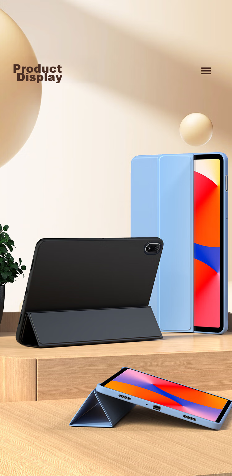 Чехол-книжка BIAZE для Huawei MatePad SE 11 дюймов, черный, с подставкой, противоударный