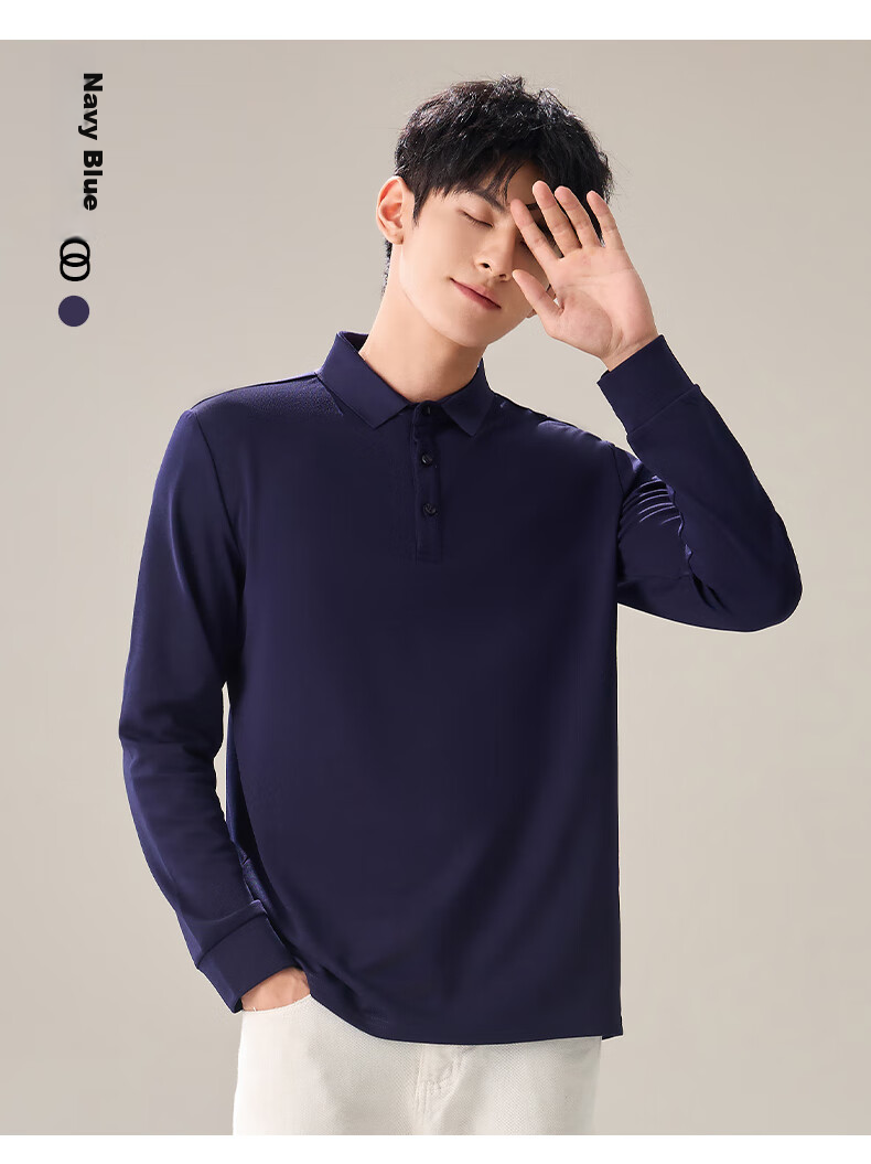 Мужская футболка поло с длинным рукавом Jeanswest, повседневная, красная, 2XL
