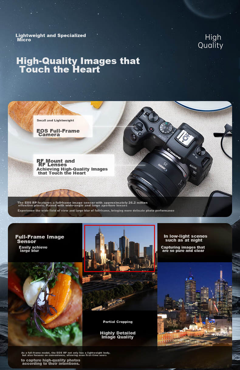 Canon EOS RP Полнокадровая беззеркальная камера