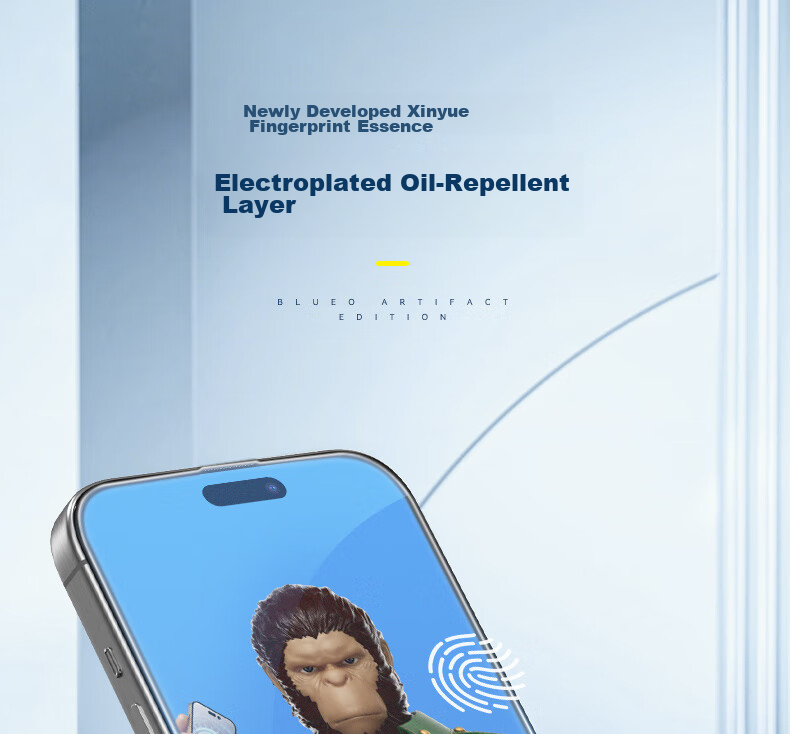 Защитное стекло Lanxingxiansheng для iPhone 15 Pro, противоударное, антибликовое, закаленное