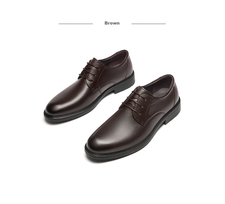 RED DRAGONFLY Мужские кожаные туфли Derby, классические деловые, для осени и зимы, черные, размер 39