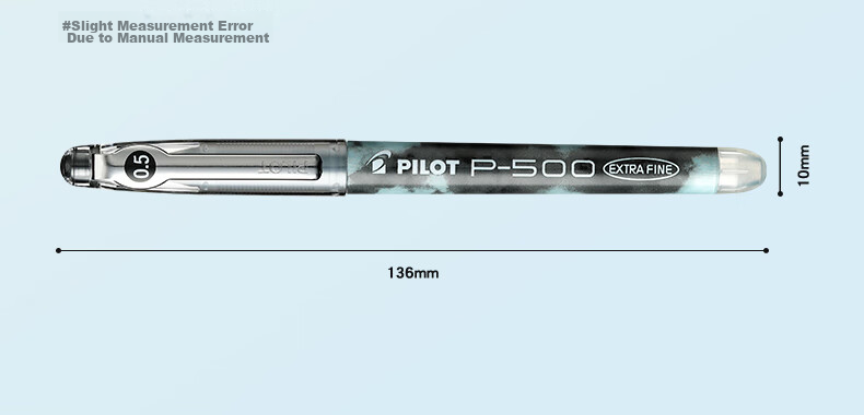 Черная гелевая ручка PILOT