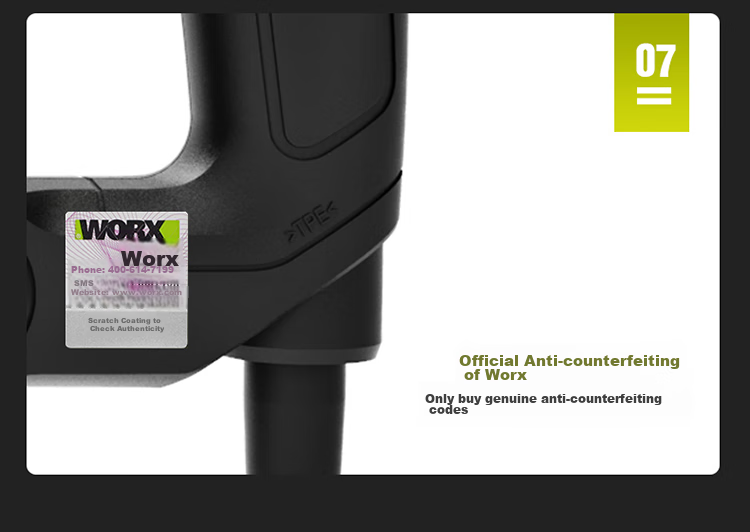 Ударная дрель WORX WU327D 1050 Вт, 26 мм, двойного назначения, с регулировкой скорости, патрон 4-х кулачковый