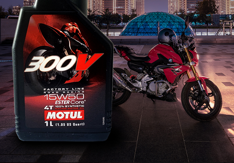 摩特(MOTUL) 酯类全合成四冲程 摩托车机油 300V 4T 15W50 SN 1L/桶 欧洲进口