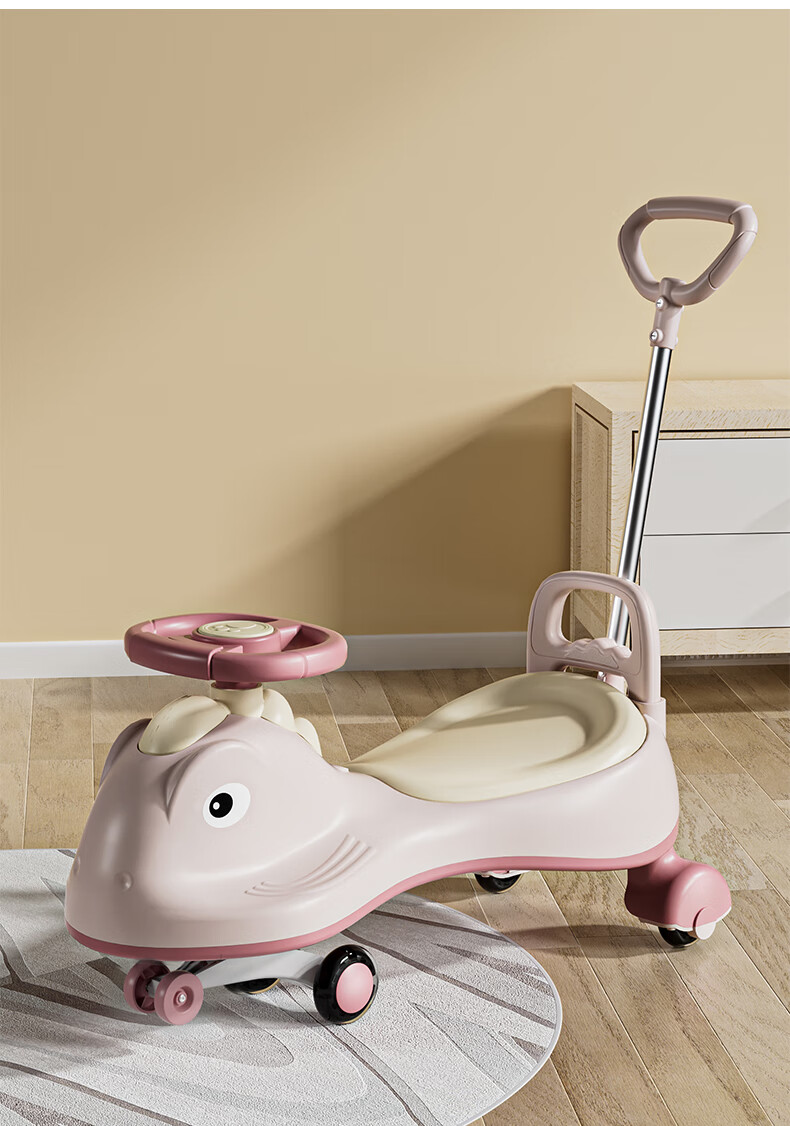Детский самокат-каталка ANGI BABY Anti-Rollover Twist Car, двухместный, с поворотным передним колесом, подарок для детей