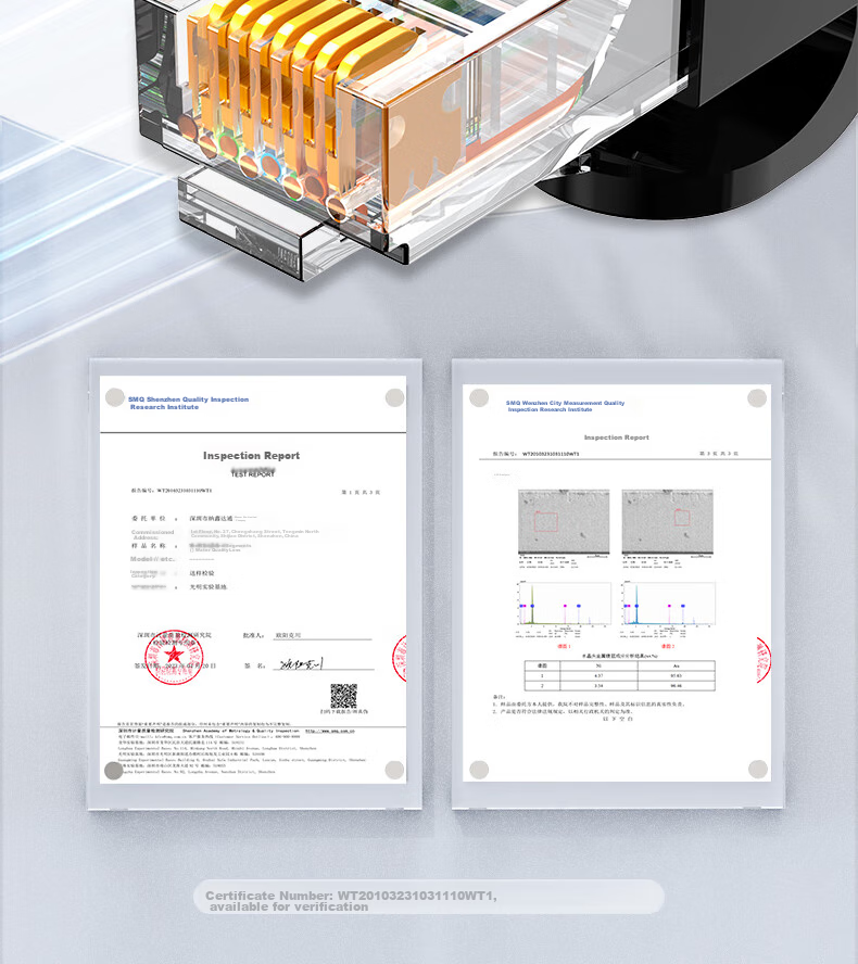 Сетевой кабель WANJEED Cat6 Ethernet, гигабитный высокоскоростной, 8-жильный витой, для домашней сети, мониторинга, широкополосный патч-корд, черный, 0.5 метра
