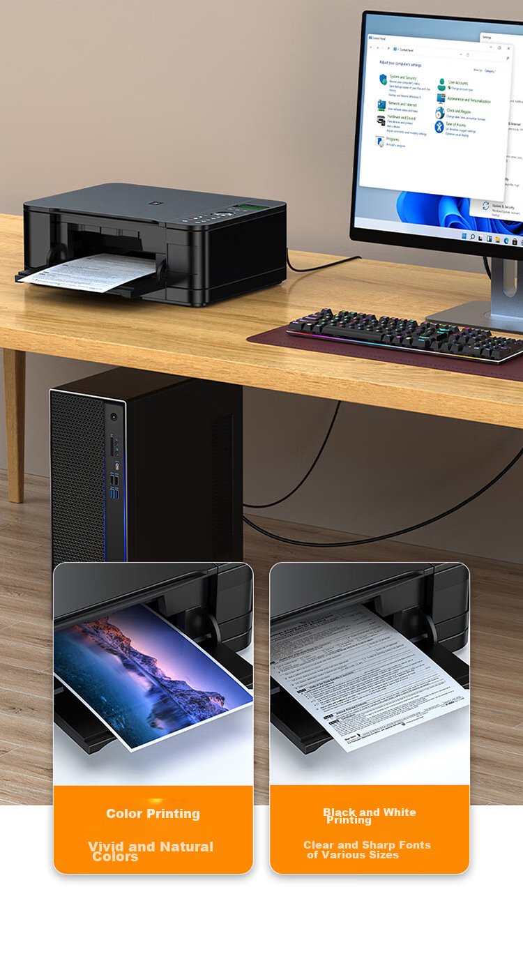 Кабель Shengwei USB 2.0 для принтера, 1.5 метра, черный
