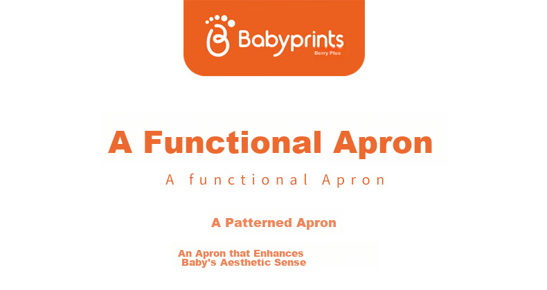 Детский нагрудник Babyprints, водонепроницаемый, с рукавами, милый дизайн с кроликом