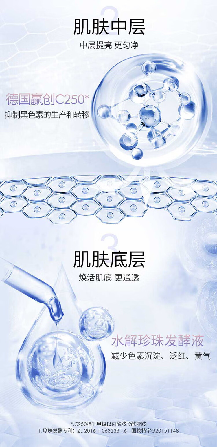 京润珍珠（gNPearl）裸妆透白护肤品套装补水保湿提亮肤色嫩肤透白套装女士化妆品 珍珠裸妆精萃焕白礼盒