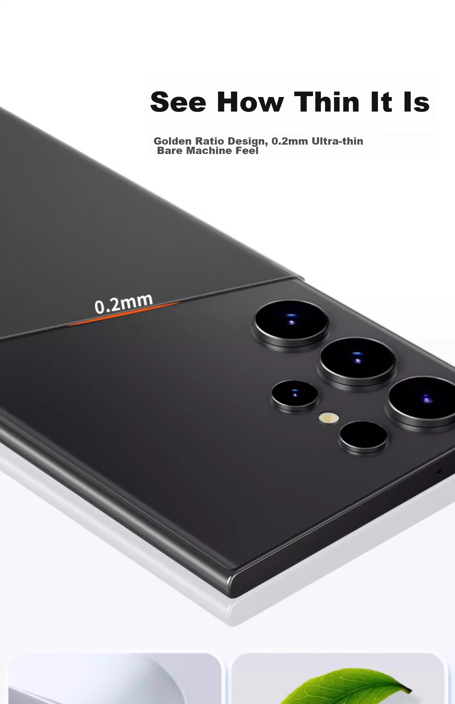 Чехол EDDGA для Samsung S24 Ultra, ультратонкий матовый полупрозрачный, с защитой всех камер, противоударный, прозрачно-белый
