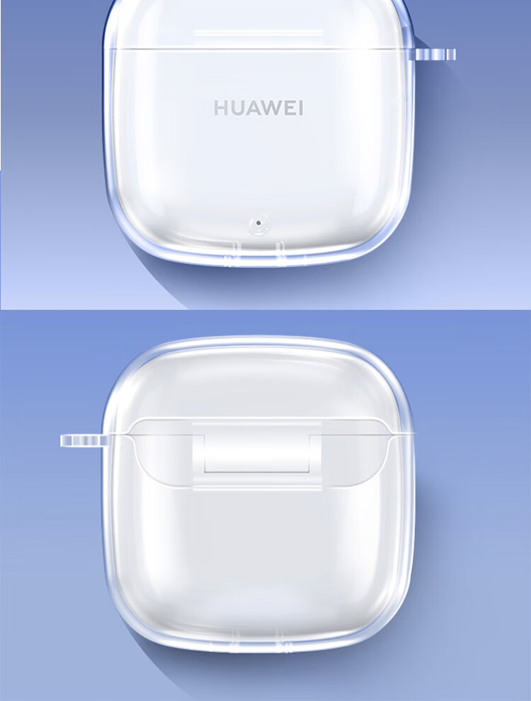 Прозрачный защитный чехол ESCAPE из силикона для Huawei FreeBuds SE3, полноразмерный противоударный ультратонкий чехол с антипотерянным ремешком