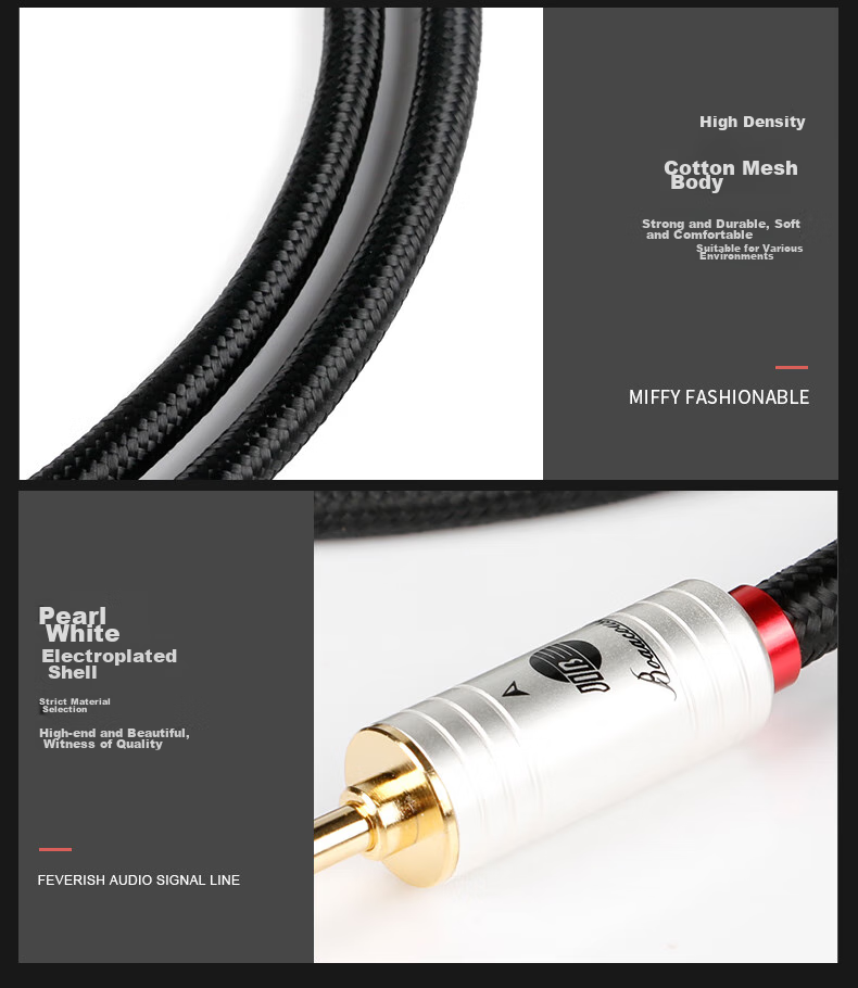 JIB Audiophile-Grade 3.5mm Audio Cable AUX Car Connection Cable for Mobile Phones, Laptops, Players, MP3 Speakers, Echo Wall Connection Cable BB-104 1.5 Meters