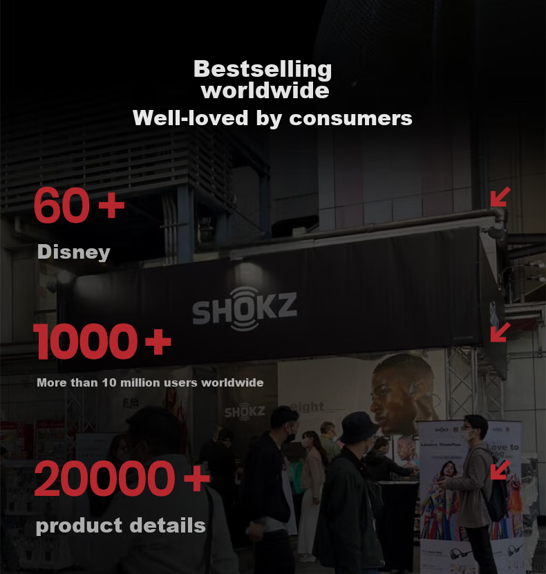 Беспроводные наушники SHOKZ OpenRun Air S803, костная проводимость, спортивные, черные