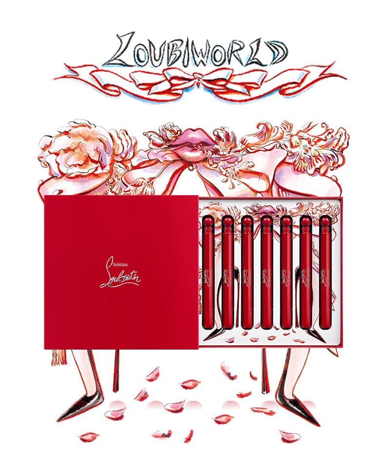 路铂廷（Christian Louboutin）CL香氛探索礼盒套装4ml×7 萝卜丁香水 520礼物情人节生日送女友