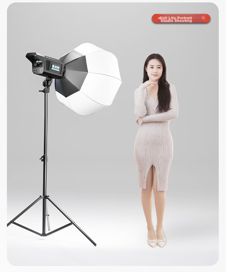LED-прибор для студийной съемки YOUFES YS10, 300W, постоянный свет, софтбокс, для стримов и видео