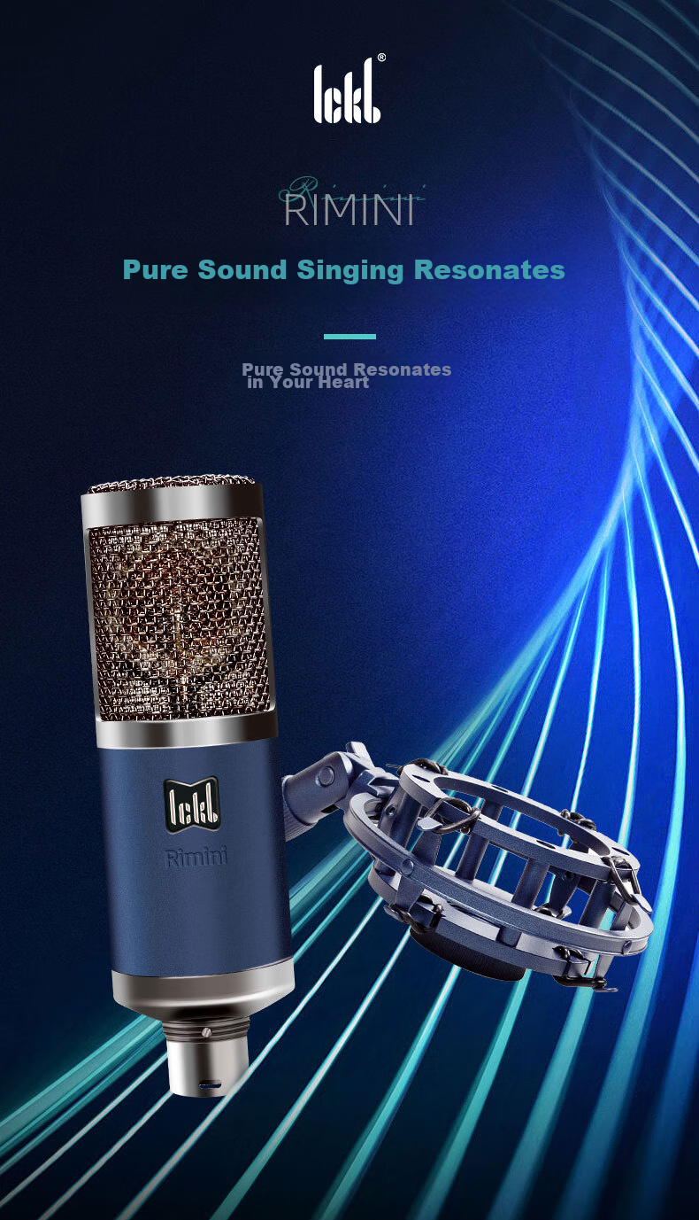 Микрофон Ickb Mini Condenser Sound Card Kit для прямой трансляции, записи, пения