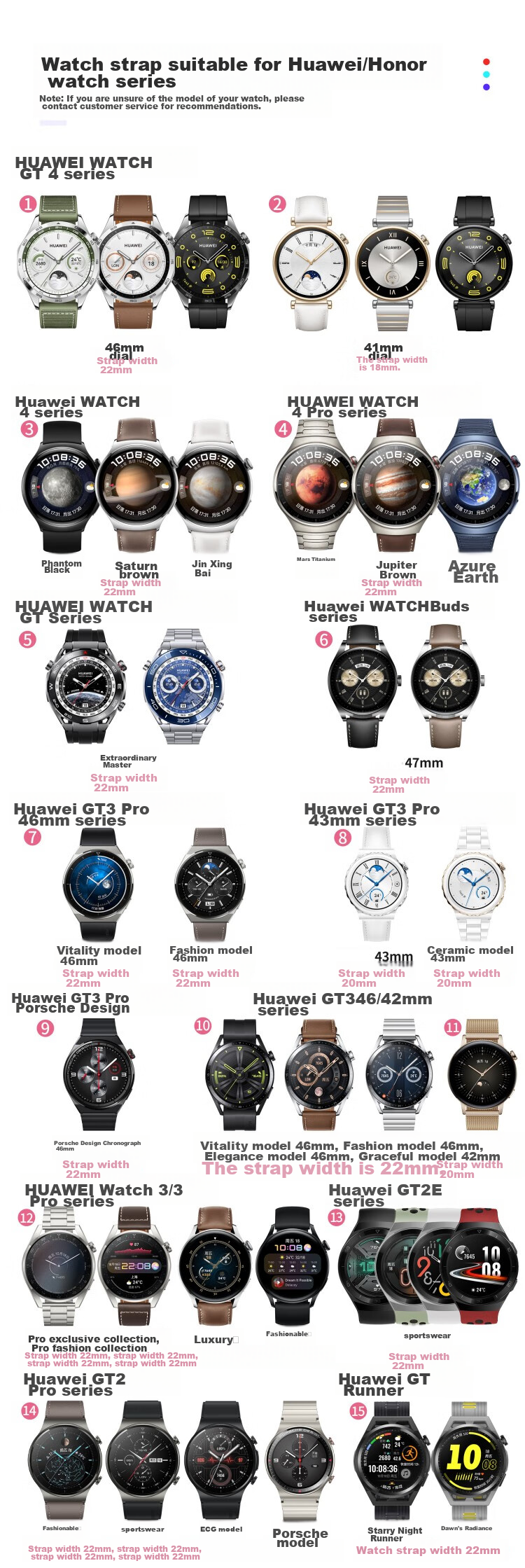 Ремешок BHO из миланской стали для Huawei Watch GT5 Pro/GT4/GT3 Pro/GT2, Watch4 Pro/Watch3/Honor Magic2, магнитный