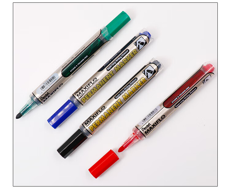 Маркер Pentel NLF50, на масляной основе, черный, 6 шт.