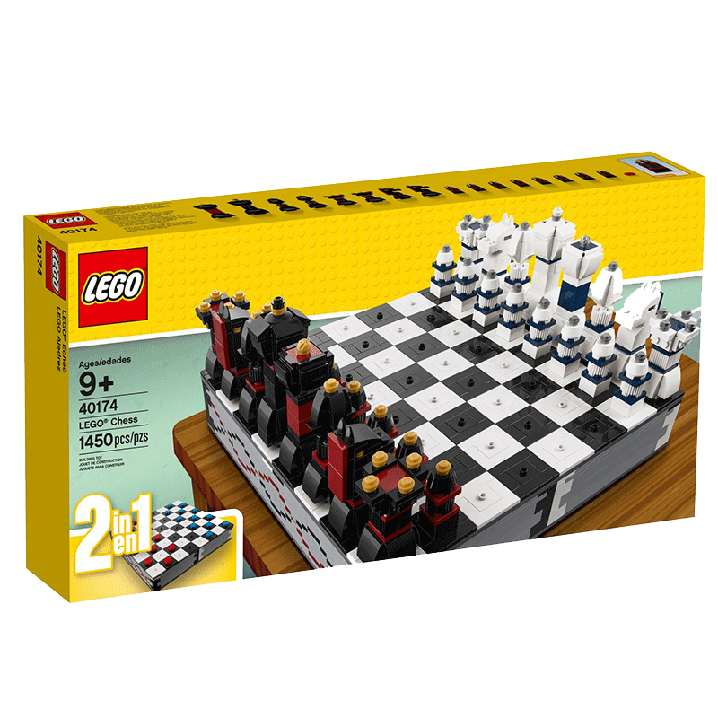 乐高（lego)积木粉丝款国际象棋套装40174男女孩拼装积木玩具
