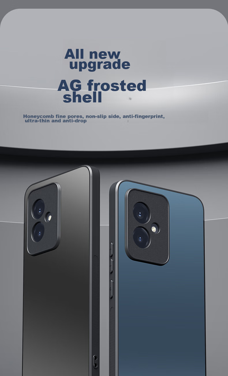 Чехол HotFire AG Frosted для Honor 100, противоударный, ультратонкий, защита от отпечатков пальцев, графитовый черный