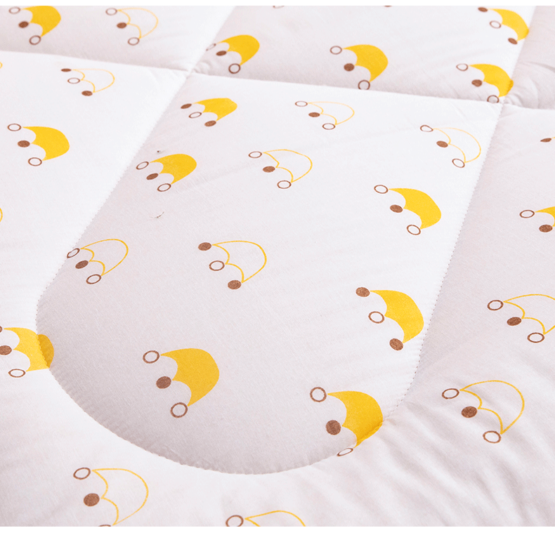 Наматрасник Yunjin Cotton Mattress Pad, 120x200 см, 4 Цзинь (2 кг), рисунок "Маленькая корона", чистое хлопок