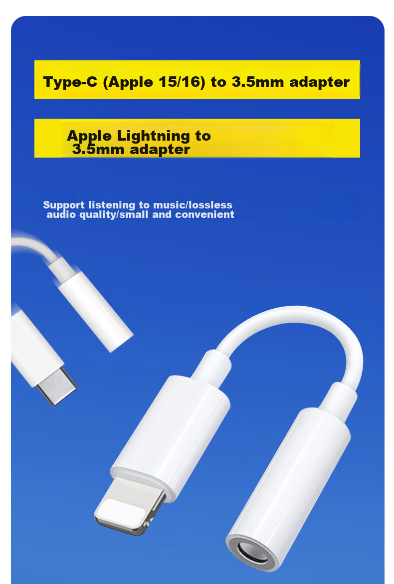 Адаптер Masentek Lightning на Type-C, конвертер для зарядки и передачи аудио, совместимый с наушниками и микрофоном iPhone