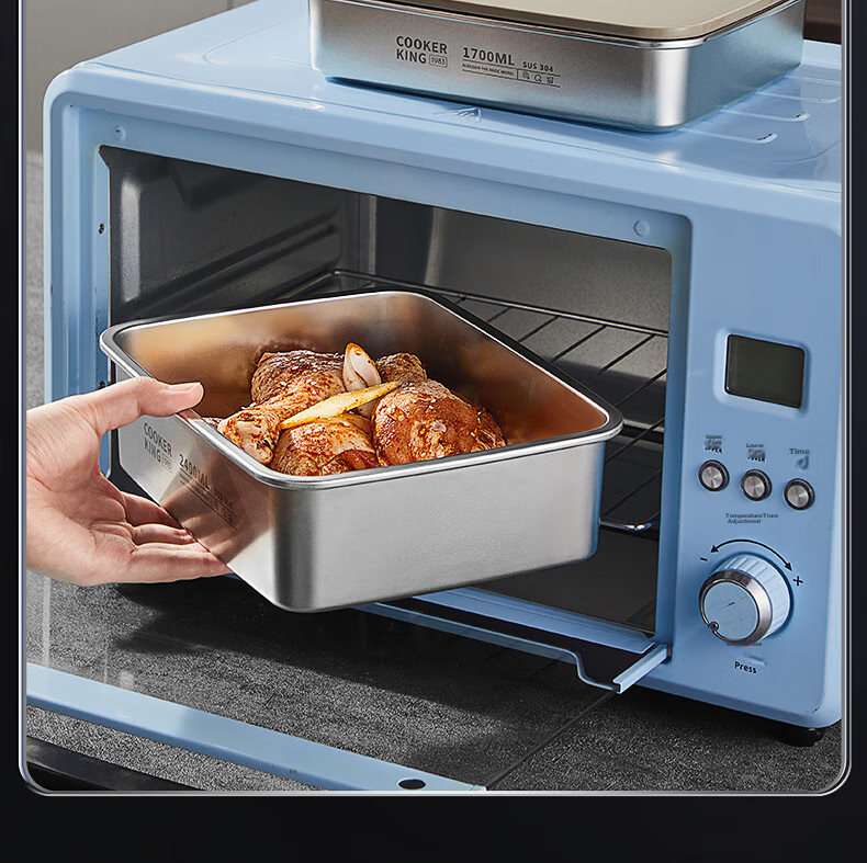 Контейнер для хранения еды COOKER KING из нержавеющей стали 304, вакуумный, герметичный, 1100 мл